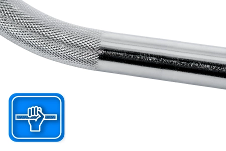 Bilanciere ricurvo filettato 120 cm 30 mm THUNDER