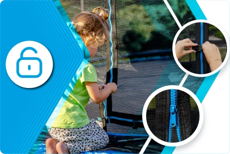 Trampolino THUNDER INSIDE ULTRA 16FT (488 cm) BLU