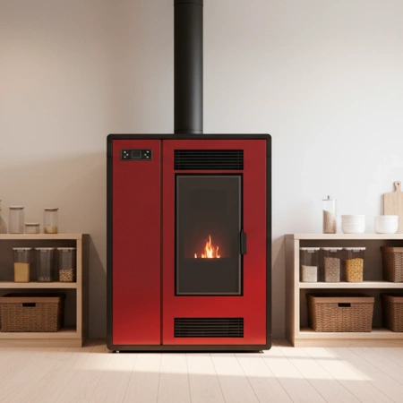 Stufa a pellet ARIA RED 12 kW