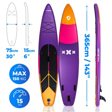 Tavola da SUP 365cm THUNDER SHARPE