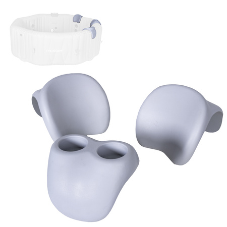 Poggiatesta THUNDER (2 pezzi + portabevande)