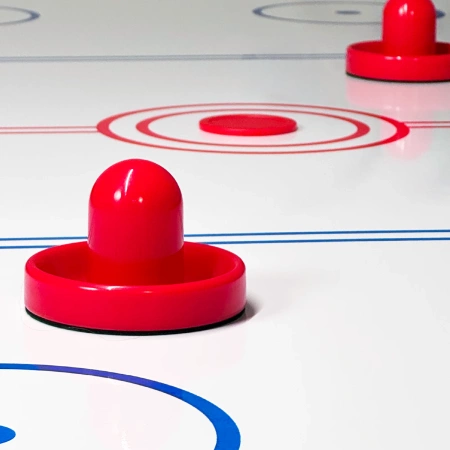 Tavolo da biliardo THUNDER 8FT BOLD BLACK con piano Air Hockey e Ping Pong