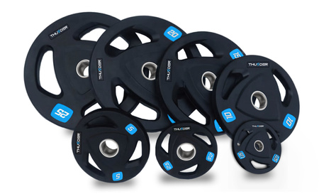 Set di dischi olimpionici THUNDER 4x2,5 kg