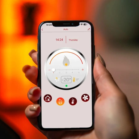 Stufa a pellet ARIA RED 12 kW