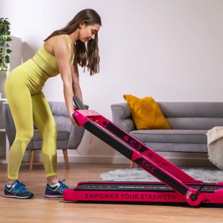 Tapis roulant elettrico THUNDER RACE-PINK