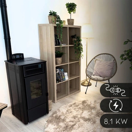 Stufa a pellet SOPHIA BLACK 8,1 kW