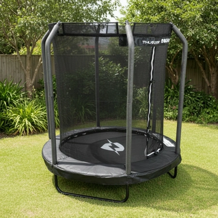 Trampolino THUNDER INSIDE ELITE 4.5FT (140 cm) NERO