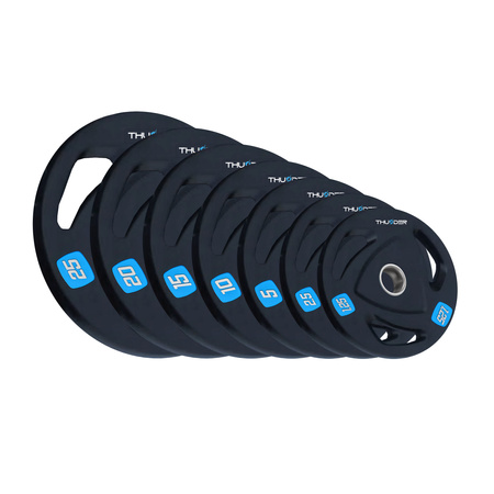 Set di dischi olimpionici THUNDER 2x20 kg
