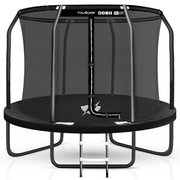 Trampolino THUNDER INSIDE ELITE 8FT (244 cm) NERO