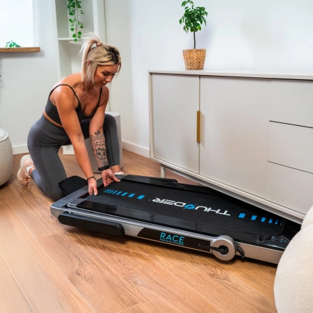 Tapis roulant elettrico THUNDER RACE-SILVER