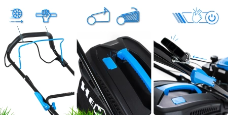 Tosaerba a scoppio semovente Hexwelt HW-KS-200 51 cm 3,8 kW