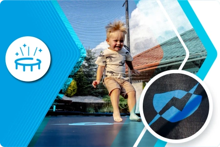 Trampolino THUNDER INSIDE ULTRA 8FT (244cm) BLU