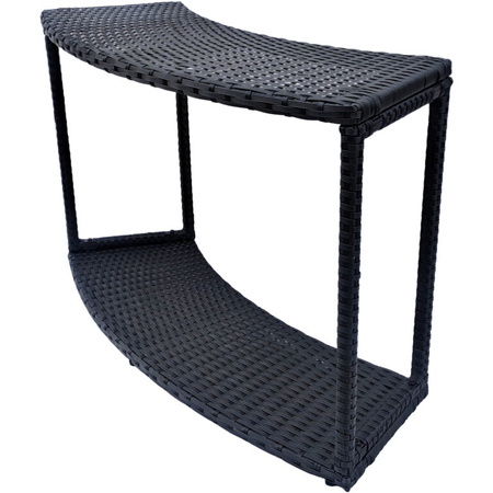 Mobile senza ante THUNDER per JACUZZI circolari - colore nero