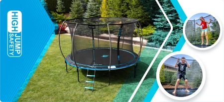 Trampolino THUNDER INSIDE ULTRA 8FT (244cm) BLU