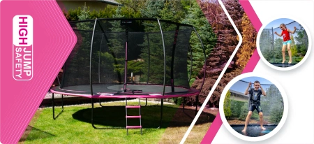 Trampolino THUNDER INSIDE ULTRA 8FT (244 cm) ROSA