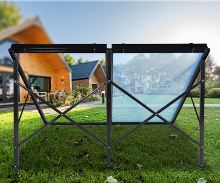 Telaio di supporto per 2 collettori solari piani da 2,5 m²