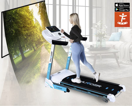 Tapis roulant elettrico THUNDER REACT-S-WHITE