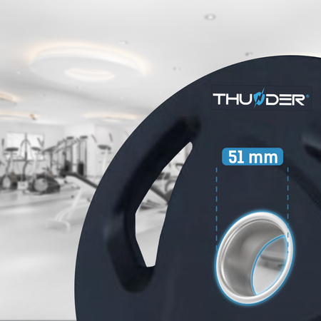 Set di dischi olimpionici THUNDER 2x10 kg