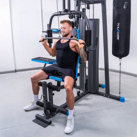 Stazione multifunzione con sacco da boxe THUNDER HEAVY