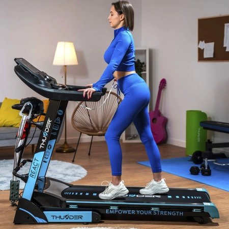 Tapis roulant elettrico THUNDER REACT-DS-BLACK
