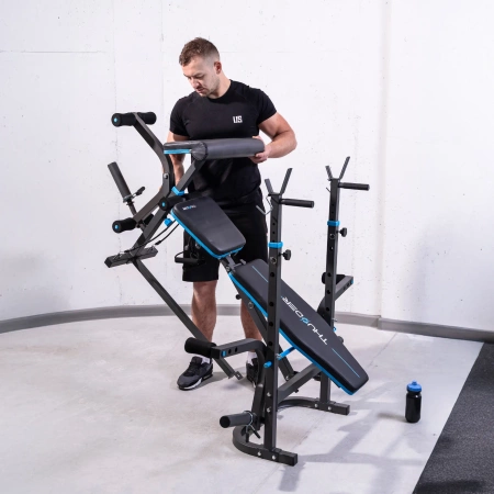 Panca per pesi con panca Scott THUNDER VIGOR-B