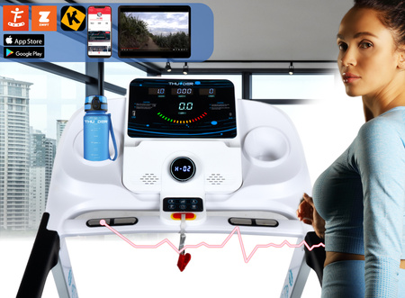 Tapis roulant elettrico THUNDER REACT-S-WHITE