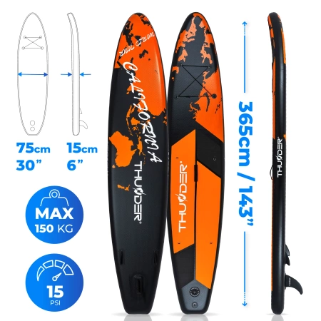 Tavola da SUP 365cm THUNDER EARTH