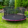 Trampolino elastico THUNDER INSIDE ULTRA 16FT (488 cm) ROSA