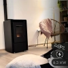 Stufa a pellet LEYLA BLACK 6,3 kW