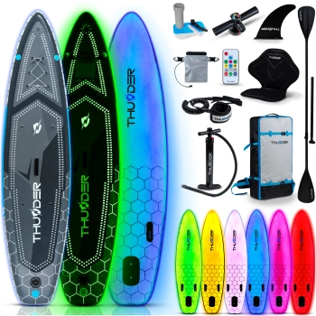 Tavola da SUP 320cm THUNDER LUMOS con luci a LED