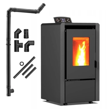 Stufa a pellet LEYLA BLACK 6,3 kW