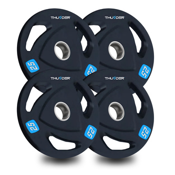 Set di dischi olimpionici THUNDER 4x2,5 kg