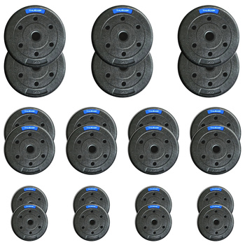 Set di dischi bituminosi THUNDER 6x5 kg + 8x2,5 kg + 8x1,25 kg