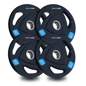 Set di dischi olimpionici THUNDER 4x1,25 kg