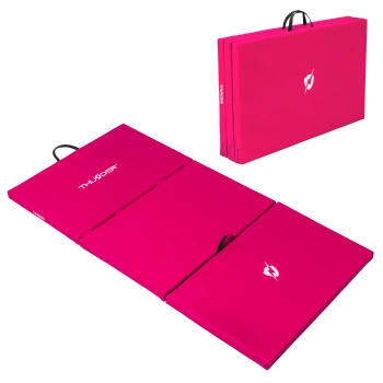 Materassino da ginnastica rosa 197x100x5 cm THUNDER