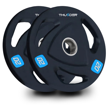 Set di dischi olimpionici THUNDER 2x20 kg