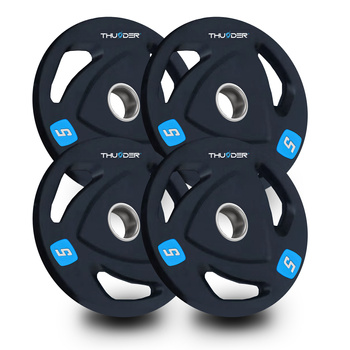 Set di dischi olimpionici THUNDER 4x5 kg