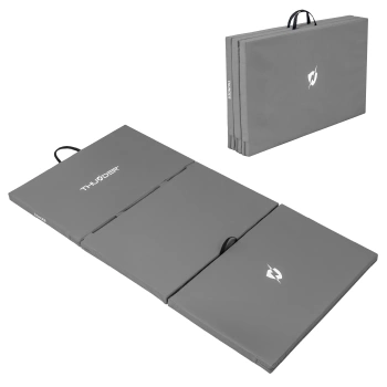 Materassino da ginnastica grigio 197x100x5 cm THUNDER